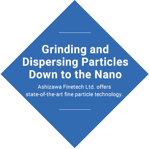 Milling and dispersing to nano size Nanoparticles change people's lives and the future.