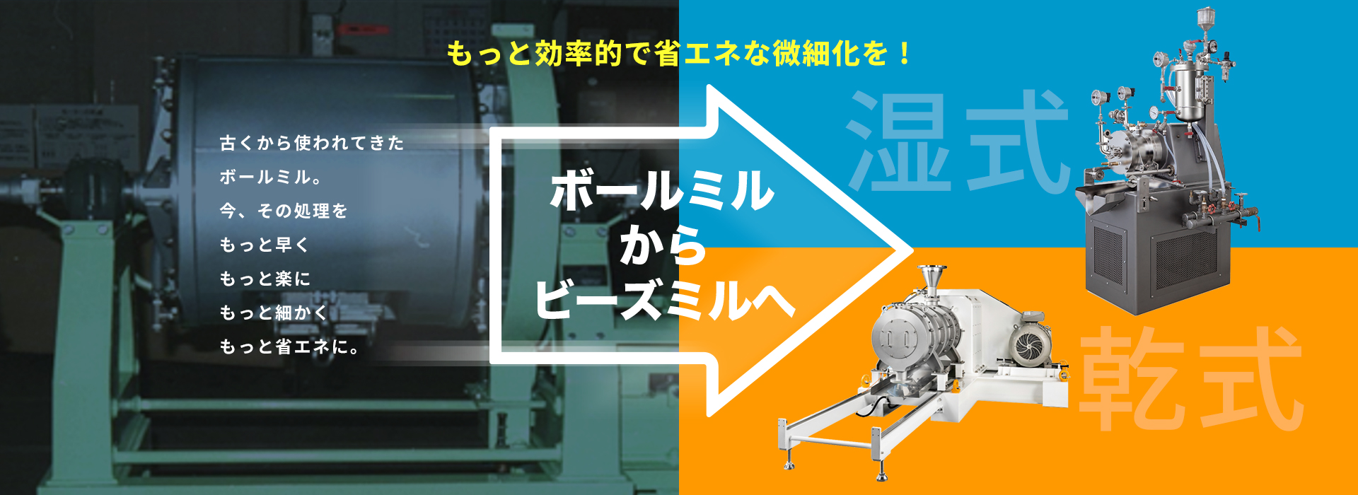 ビーズミルボールミル比較